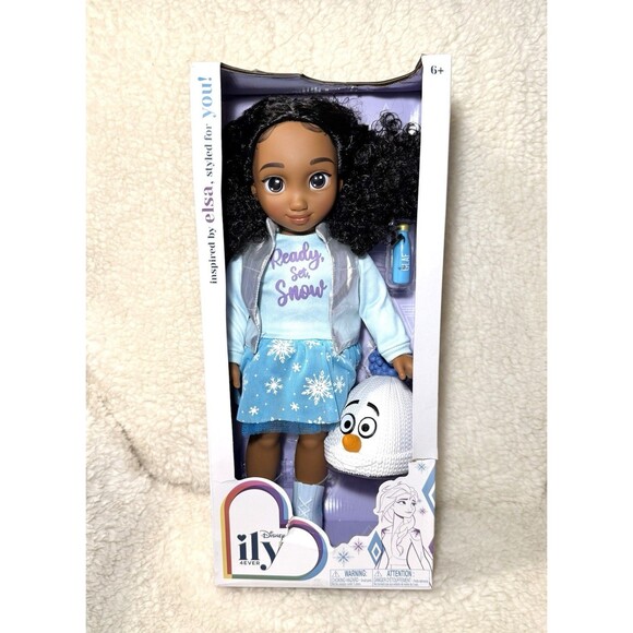 Disney ILY 4ever Elsa Inspired 18” Brunette Fashion Doll Frozen Christmas NEW - Picture 3 of 5